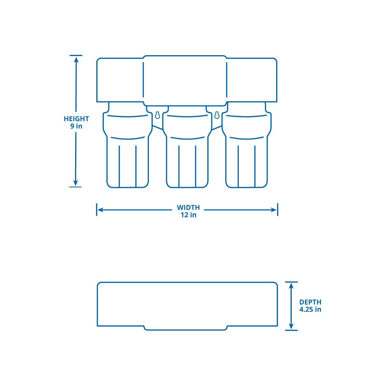 3-Stage Under Sink Water Filter | NSF Certified | Aquasana