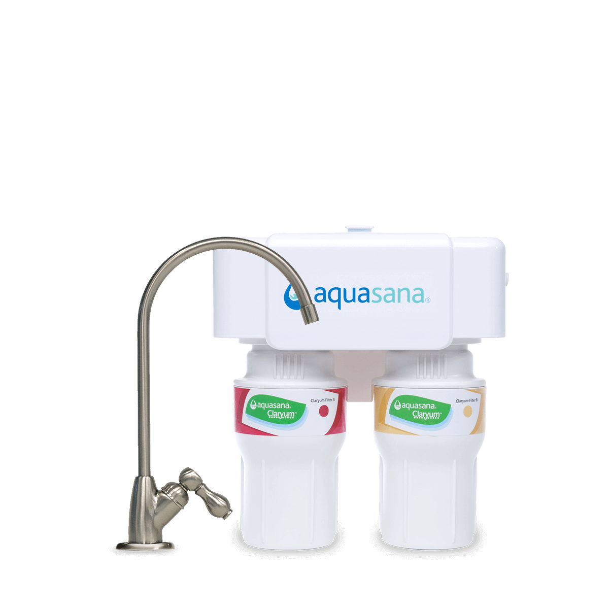 2-Stage Under Sink Water Filter NSF Certified Aquasana
