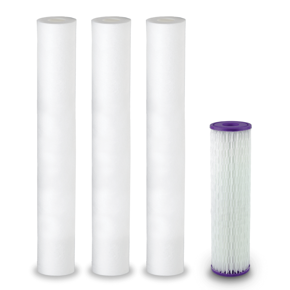 Set 3 Filtros de agua con Microparticulas CARREFOUR HOME - Blanco